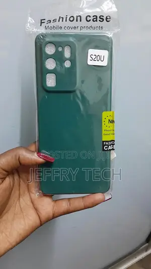 Olixer Samsung Galaxy S20 Ultra 5g Soft Silicone Cover-Green