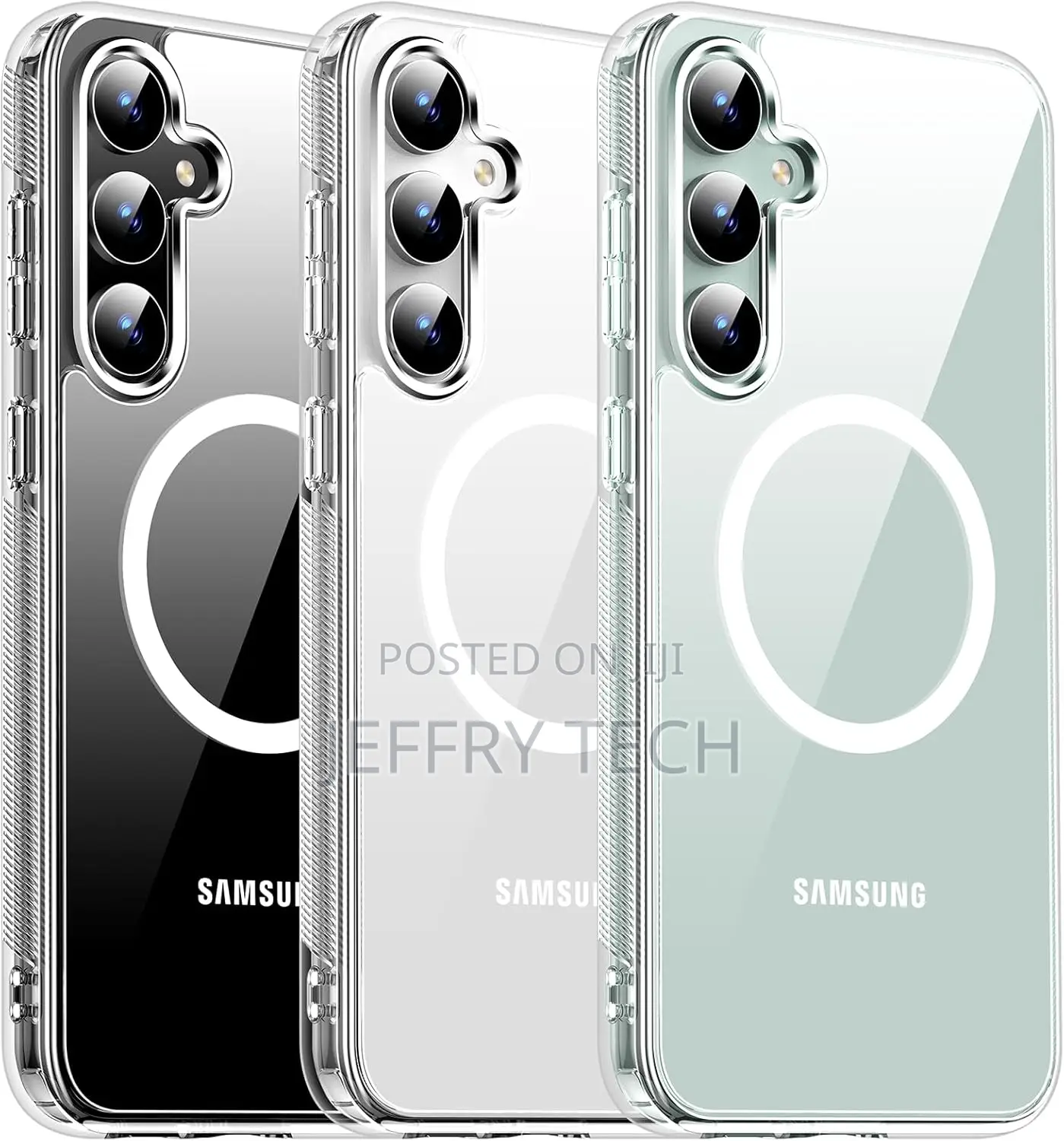Meifigno Samsung Galaxy S23 Fe Case Clear Crystal Clear