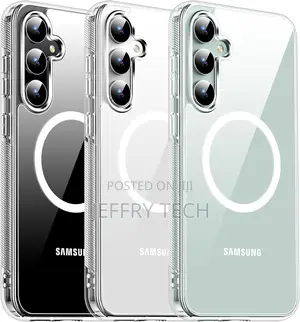 Meifigno Samsung Galaxy S23 Fe Case Clear Crystal Clear
