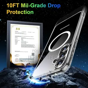 Meifigno Samsung Galaxy S23 Fe Case Clear Crystal Clear