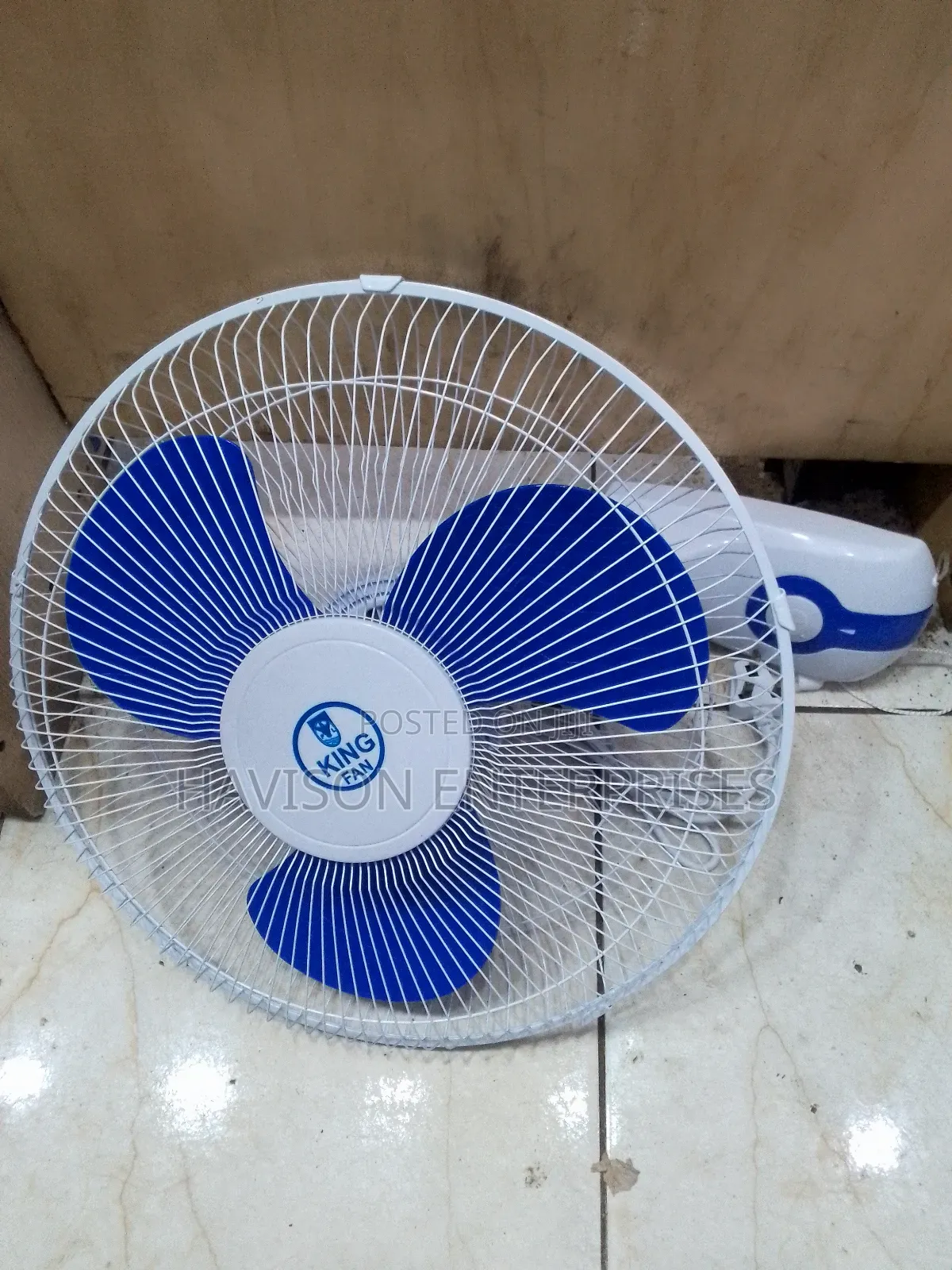 Blue King Wall Fan "16"