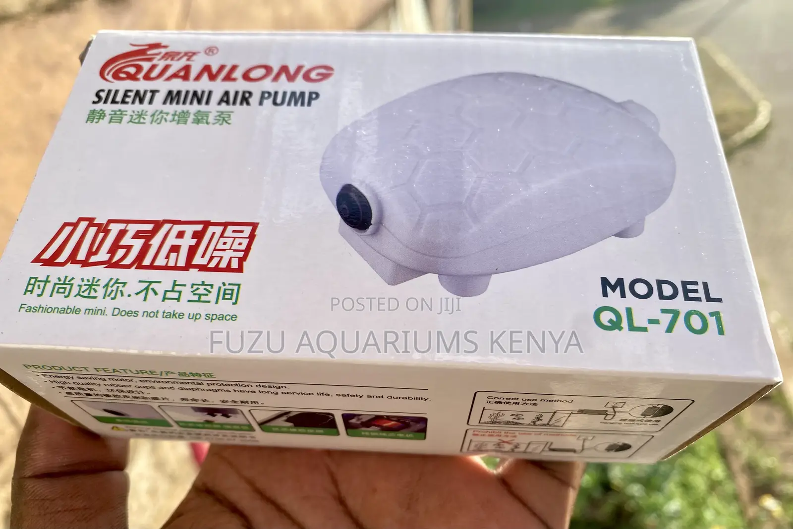 Oxygenate Without the Noise! Silent Mini Air Pump