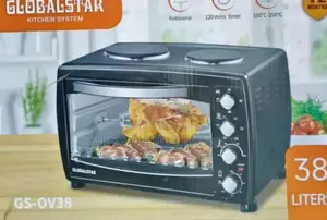 Oven 38l With Rotesserie 38l and Double Hot Plate; Global