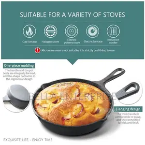 Gas Cooker/Induction Cookware Cast Iron Frying Pan