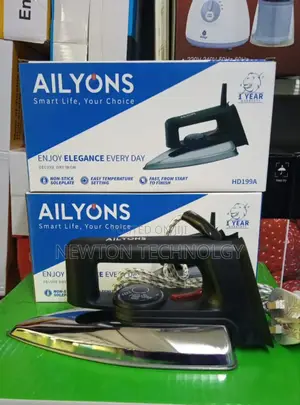 Ailyons Hd-199a Electric Dry Iron Box Silver Black