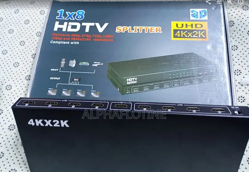 4 Port Hdmi Splitters 1080 P