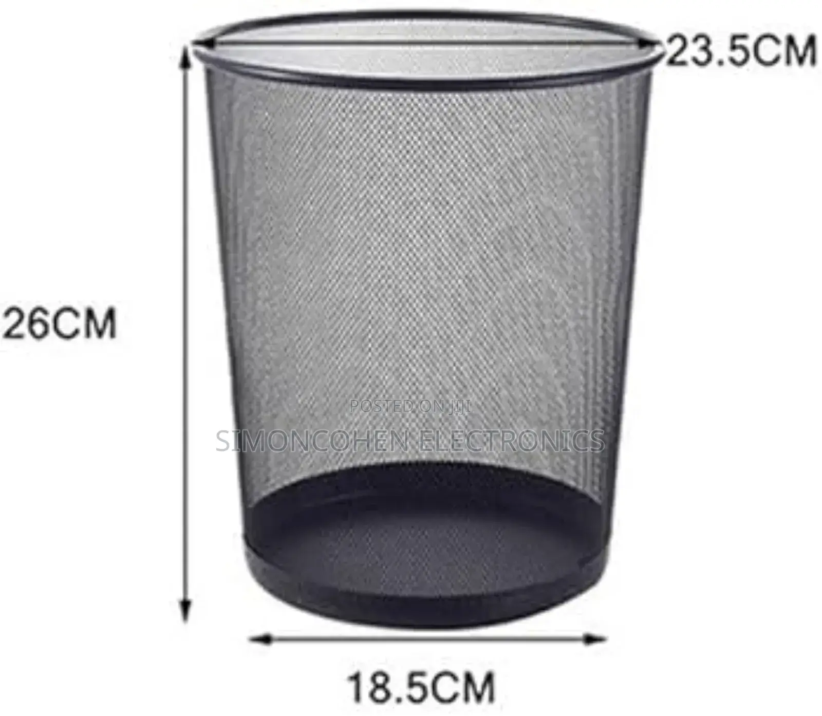 9l Metallic Mesh Dust Bin