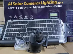 V380 Pro Solar Street Light PTZ Flood Light