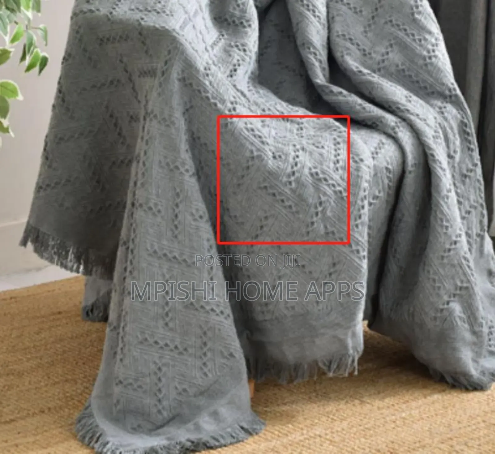 Knitted Throw Blanket