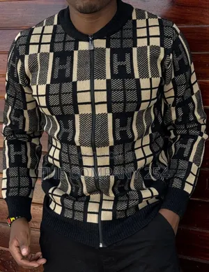 Quality Cotton Fleece Zipper Casual Designer Sweater