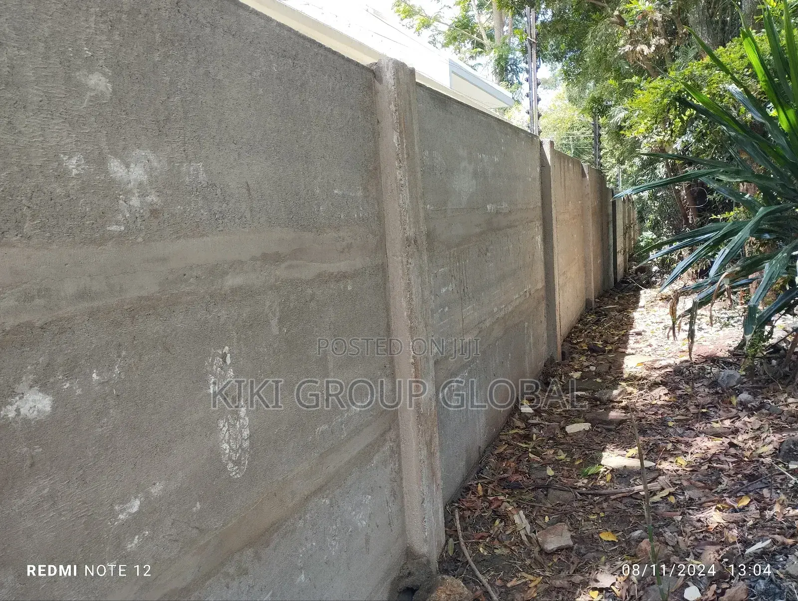 Precast Perimeter Fence Construction