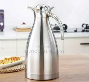 2 L Peacock Silver Flask