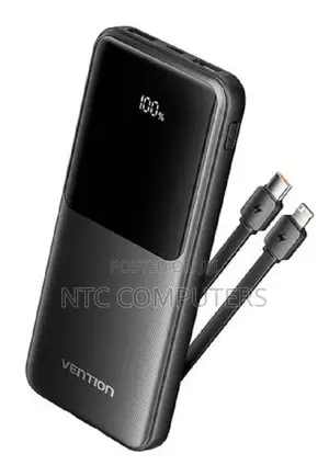 Vention 10000mah Power Bank (Micro-usb + Usb-c + Usb-a + Us