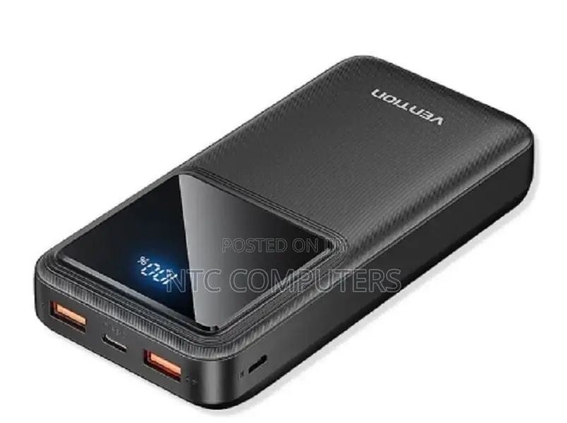 {Vention> 10000mah Power Bank: (Micro-Usb + Usb-C