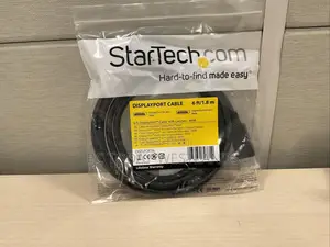 Startech 6-Ft Display Port Cable With Latches M/M