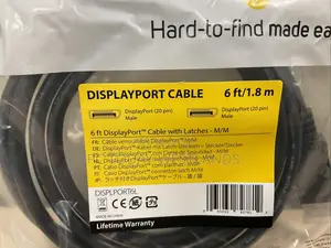 Startech 6-Ft Display Port Cable With Latches M/M