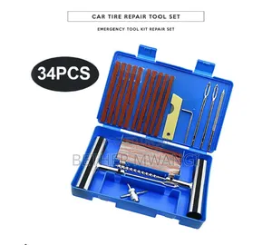 34-PCS Car Tubeless Tyre Repair Kit in Kenya