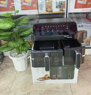 Hisense 8.6l Double Basket Digital Air Fryer