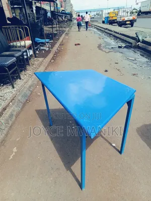 Trapezium Table, With Marble Top 