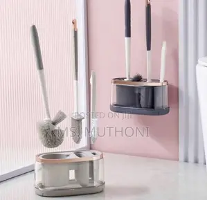 Premium 5 in 1 Cleaning Toilet Brushes and Drying Holder