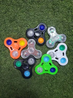 Unisex Quality Playing Fast Spinning Fidget With Lights