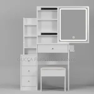 Dressers: Small Vanity Desk With Mirror and Lights