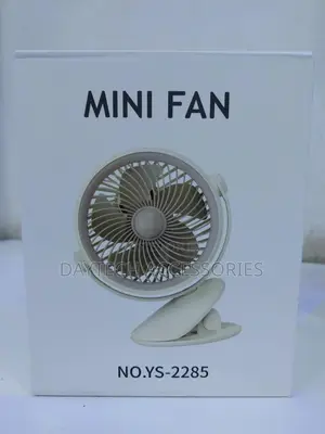 Coverzone Portable Mini Usb Rechargeable Fan Clamp