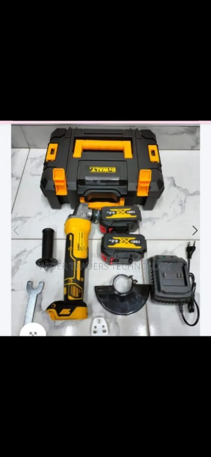 Dewalt Cordless Angle Grinder Kit,