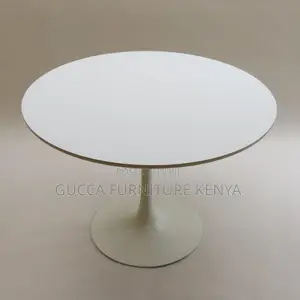 Dining Table: Round Potable Marble Office Space Table