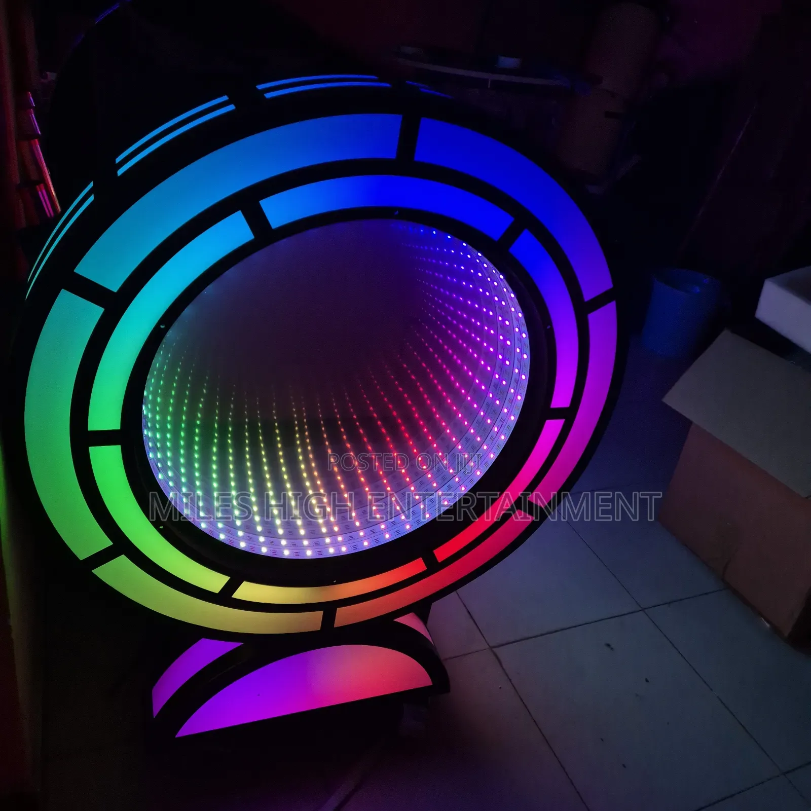 Dj Booth With Led Lights