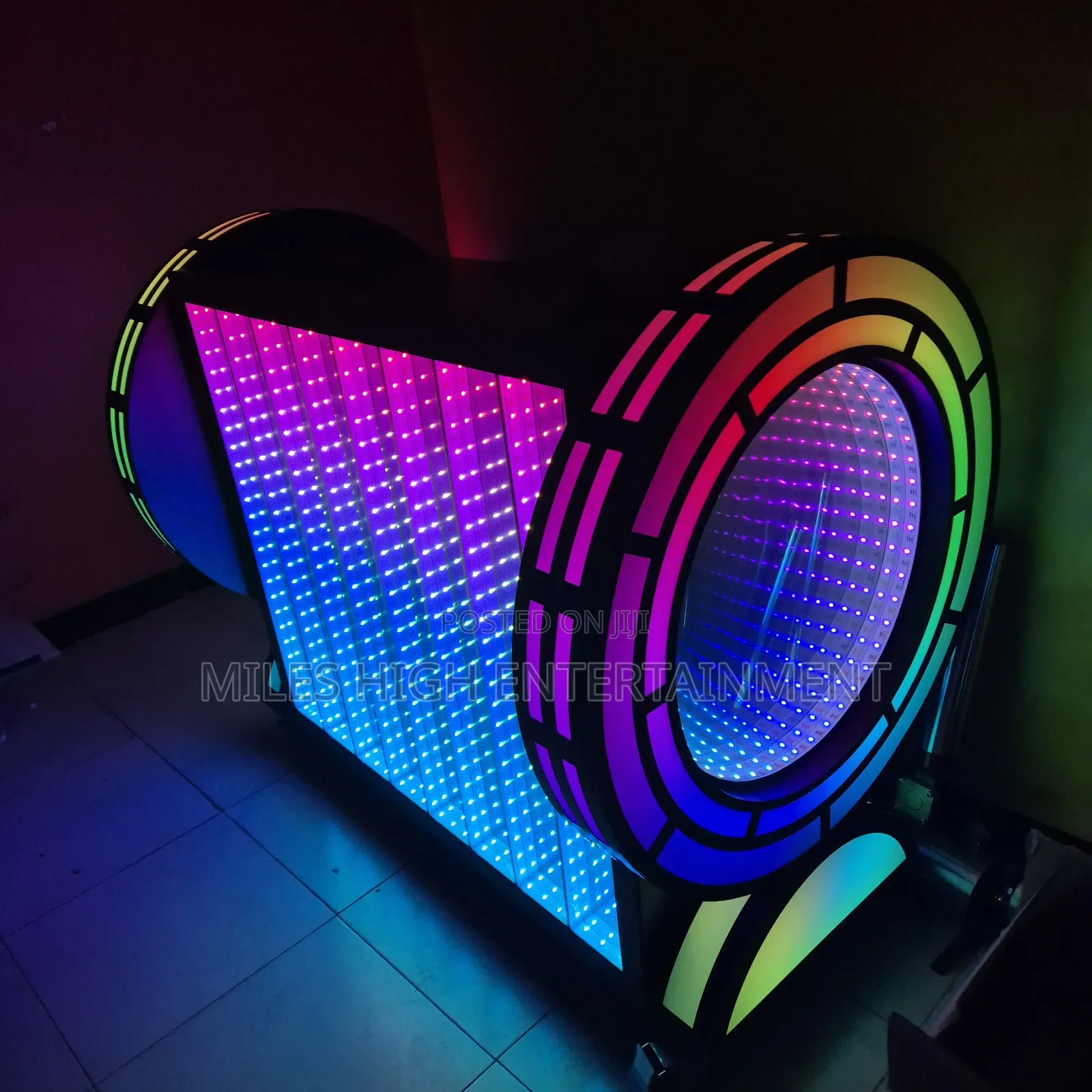 Dj Booth With Led Lights