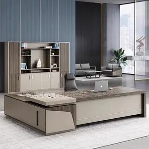 Office Desk:180cm Supervisor Stylish Office Corner Desk