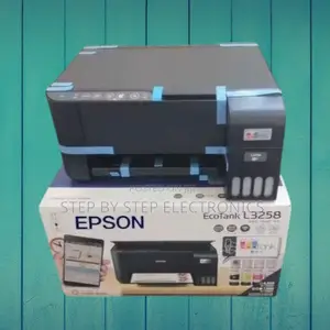 Black Epson L3258 Inkjet Wifi All in One Printer