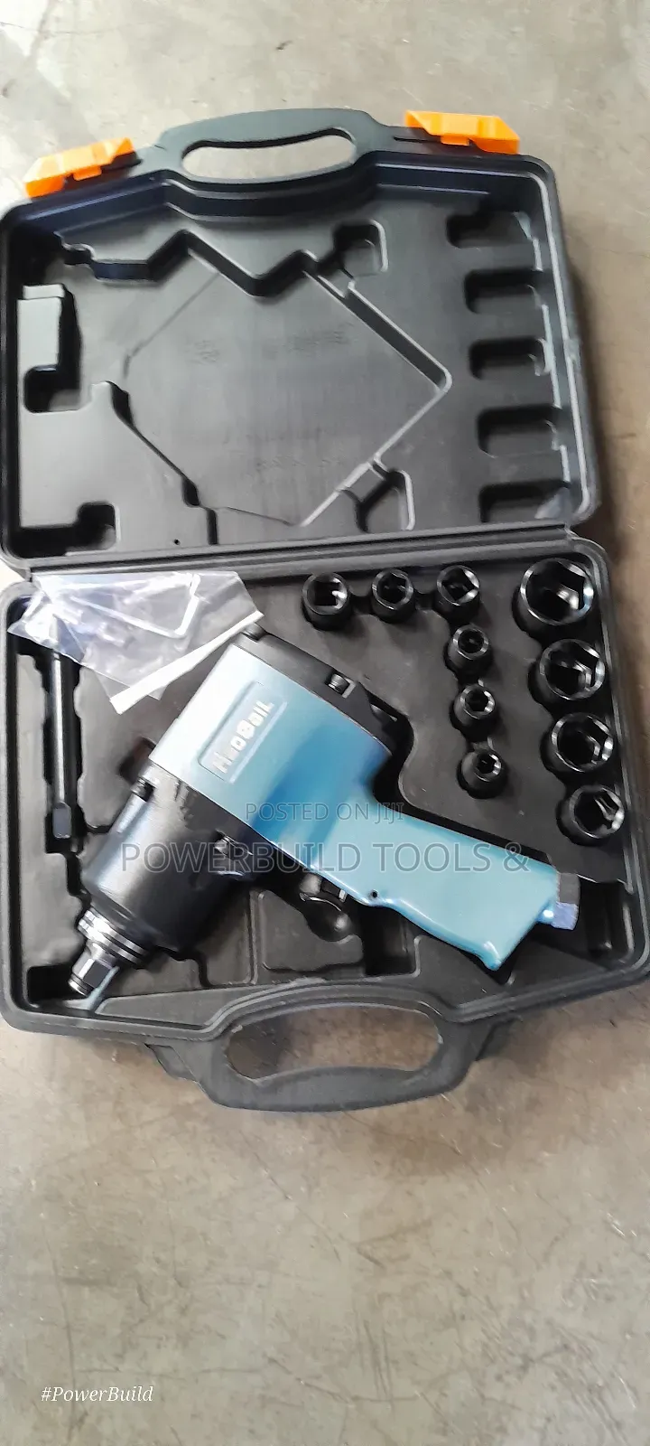 Pneumatic Impact Wrench 1/2" Complete Kit
