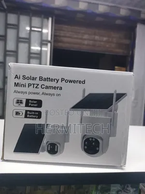Ai Solar Battery Powered Mini PTZ Camera Ubox