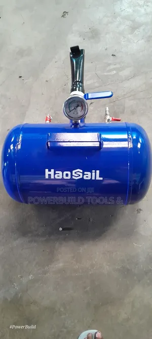 Portable Tyre Booster/Bluster With Pressure Gauge