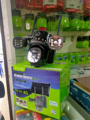 Ai Humanoid Solar PTZ 2in1 4g Camera With 3 Screens