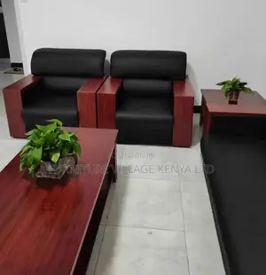 Sofas: Casual Modern Executive Reception Sofa Set for Five