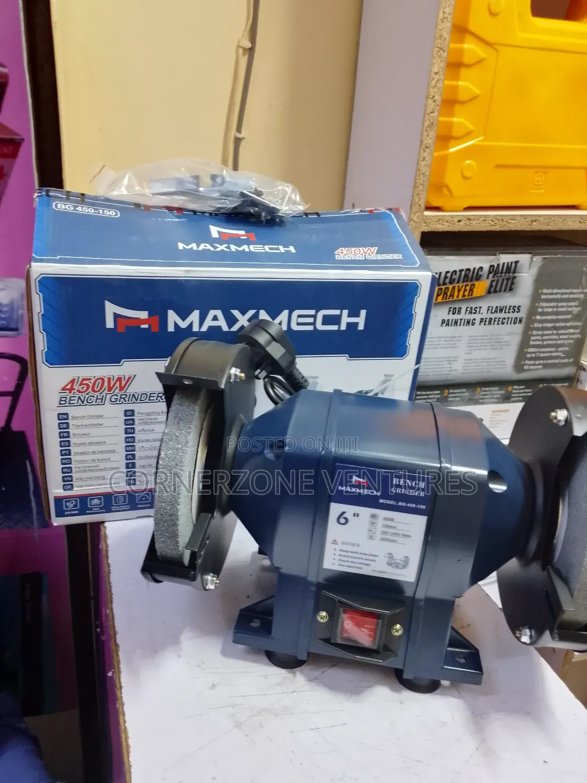 450w Bench Grinder/ Maxmech 6" Bench Grinder