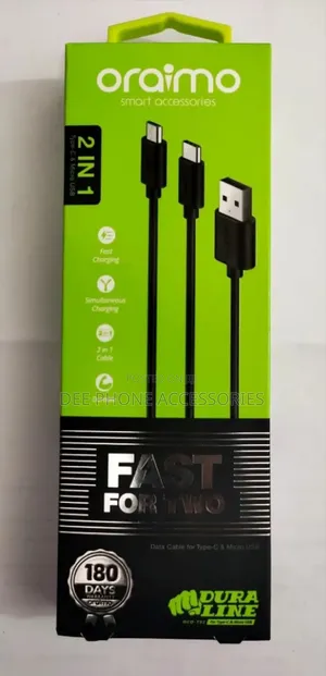 2 in 1 Oraimo Charging Cable