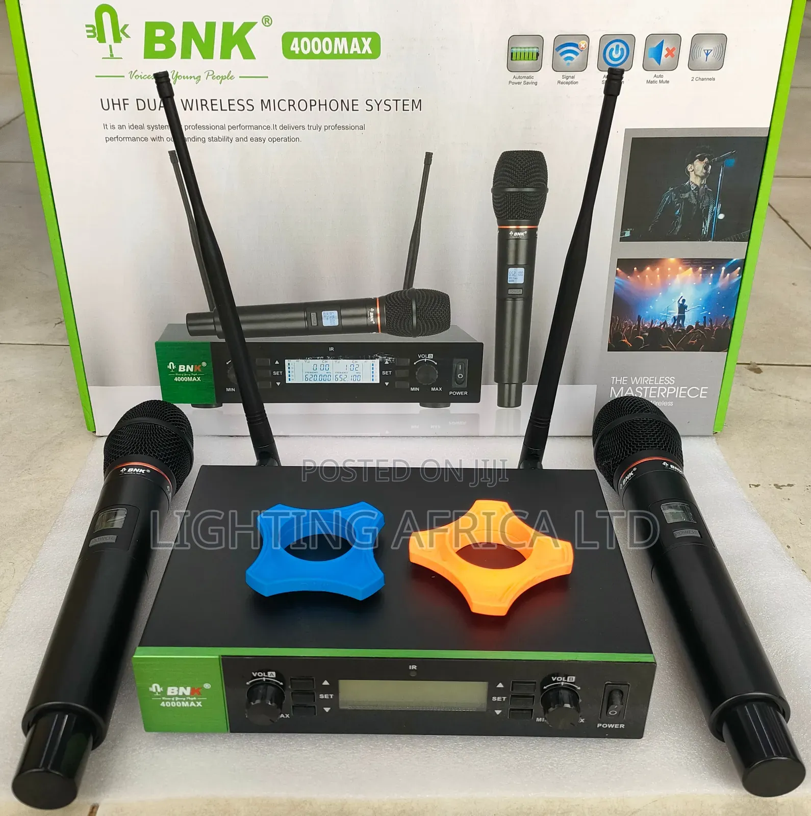 BNK Wireless Microphone Digital 200m Frequency Range