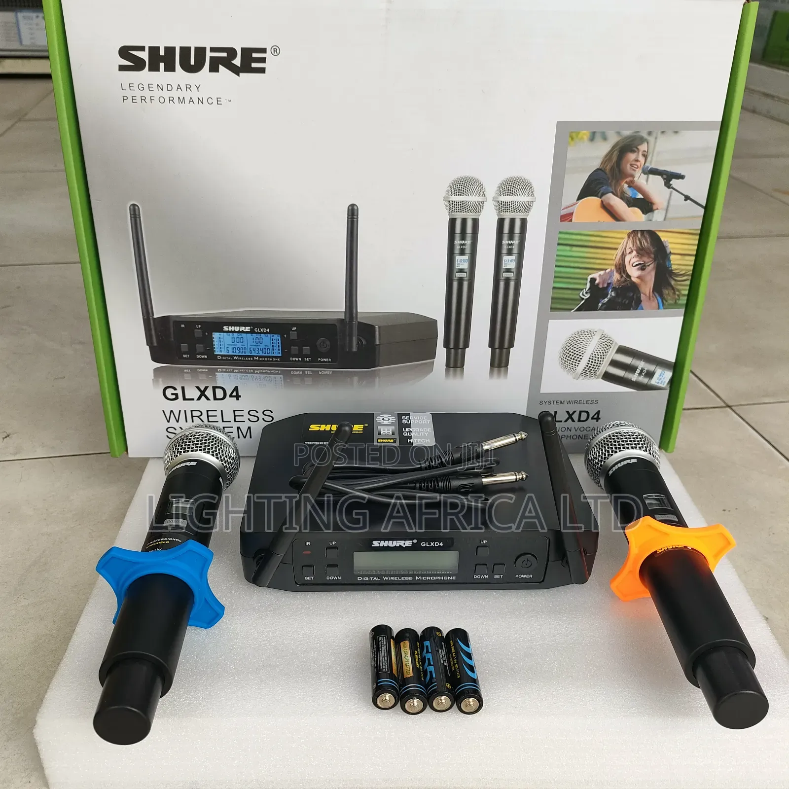 Shure Dynamic Digital Wireless Microphone 200m Frequency