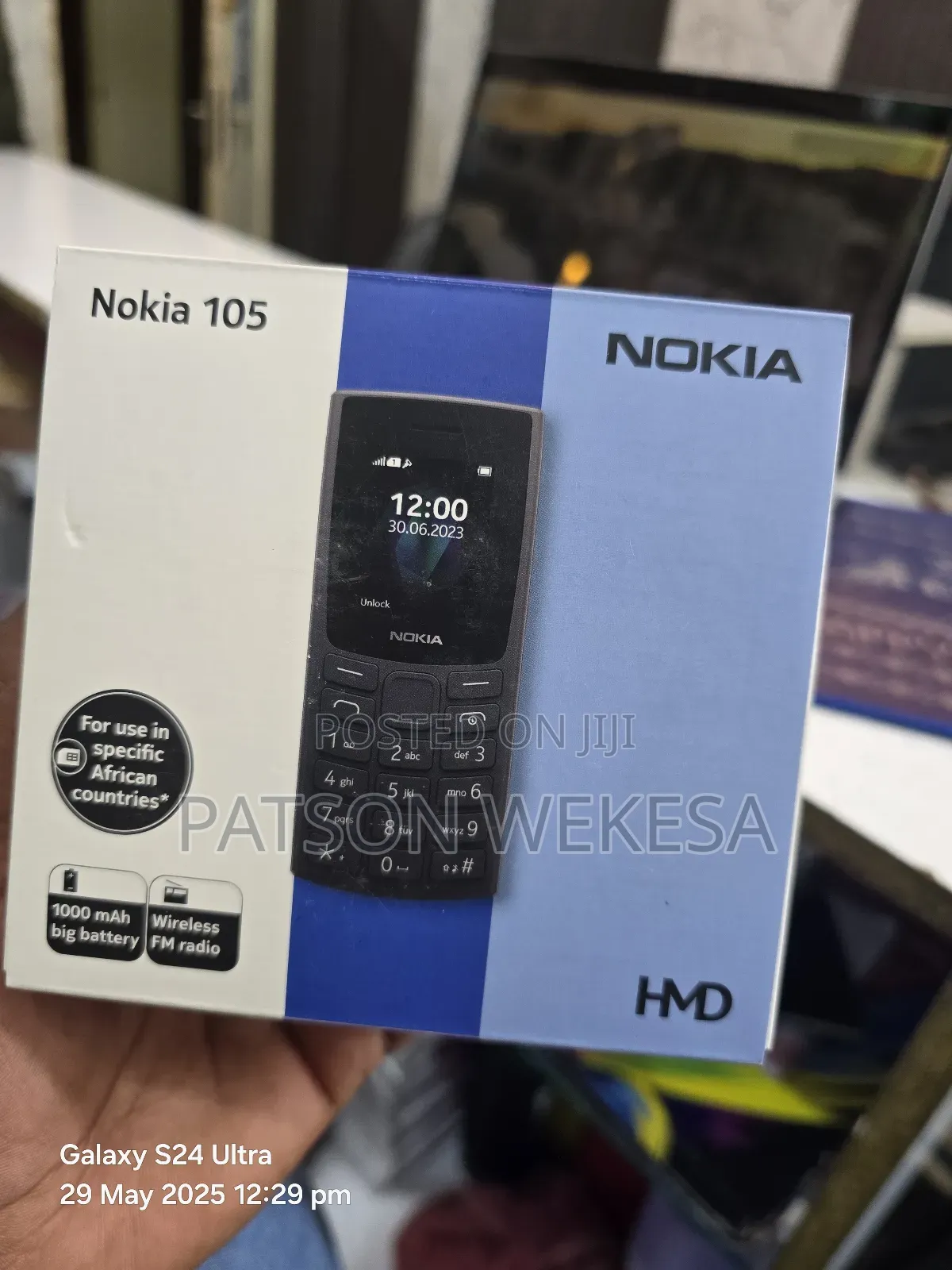 New Nokia 105 Black