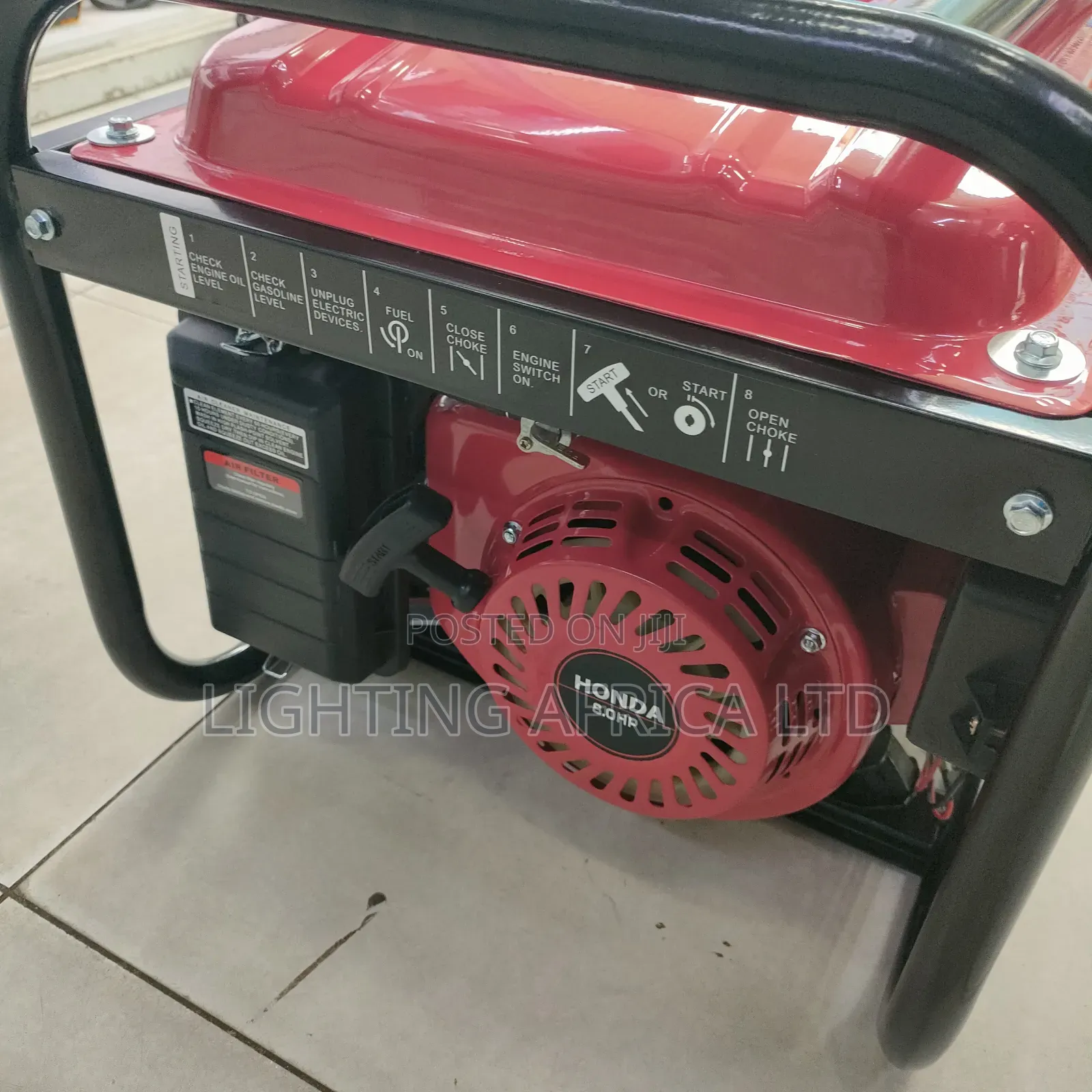 Honda 6.0kva Petrol Engine Keystart Generator