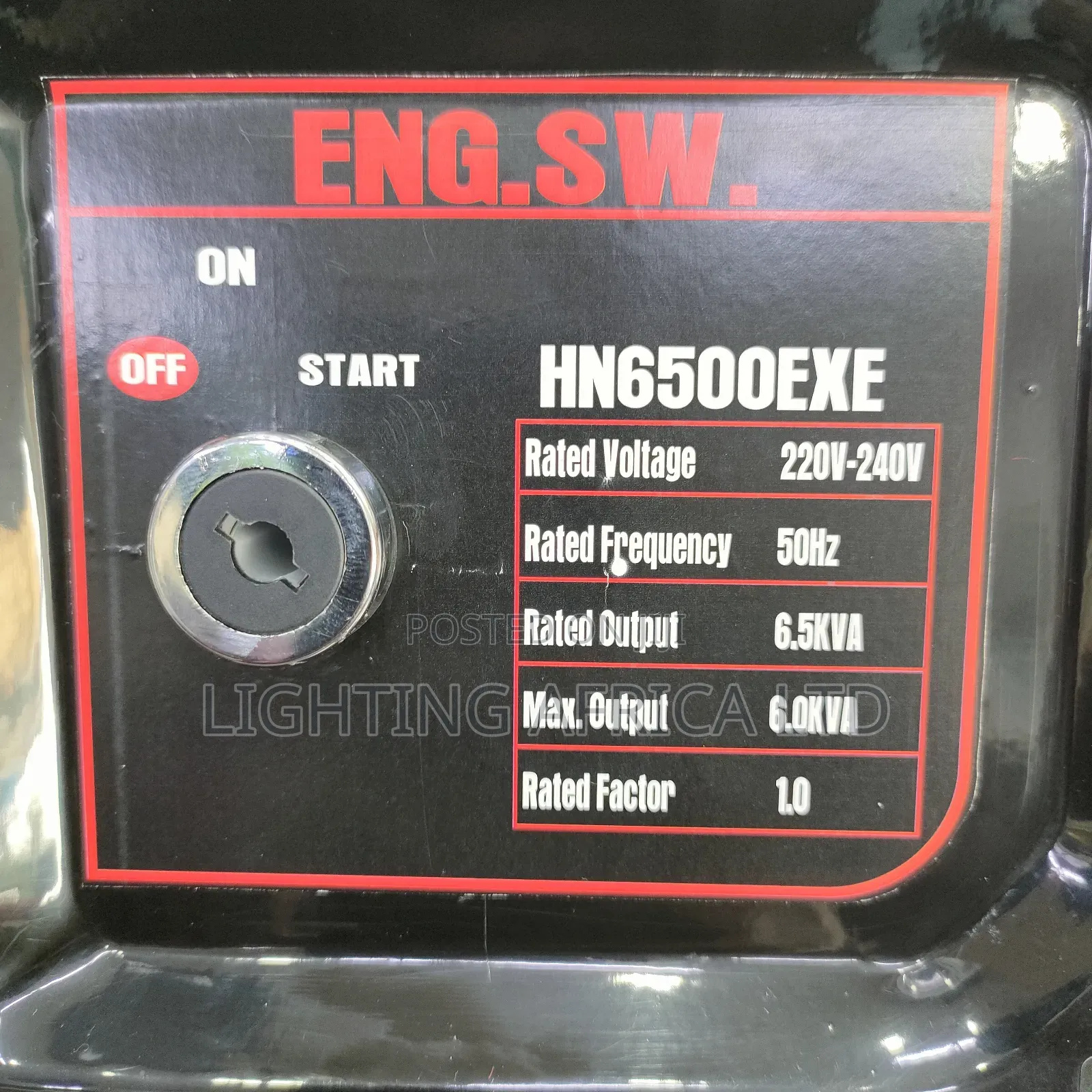 Honda 6.0kva Petrol Engine Keystart Generator