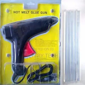 Hot Melt Glue Gun With 5 Glue Stick