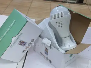 Icsee Wifi Bulb Nanny Camera 360 Degrees