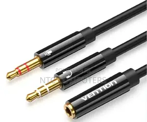 Vention 2*3.5mm Male to 4 Pole 3.5mm Female Audio Cable
