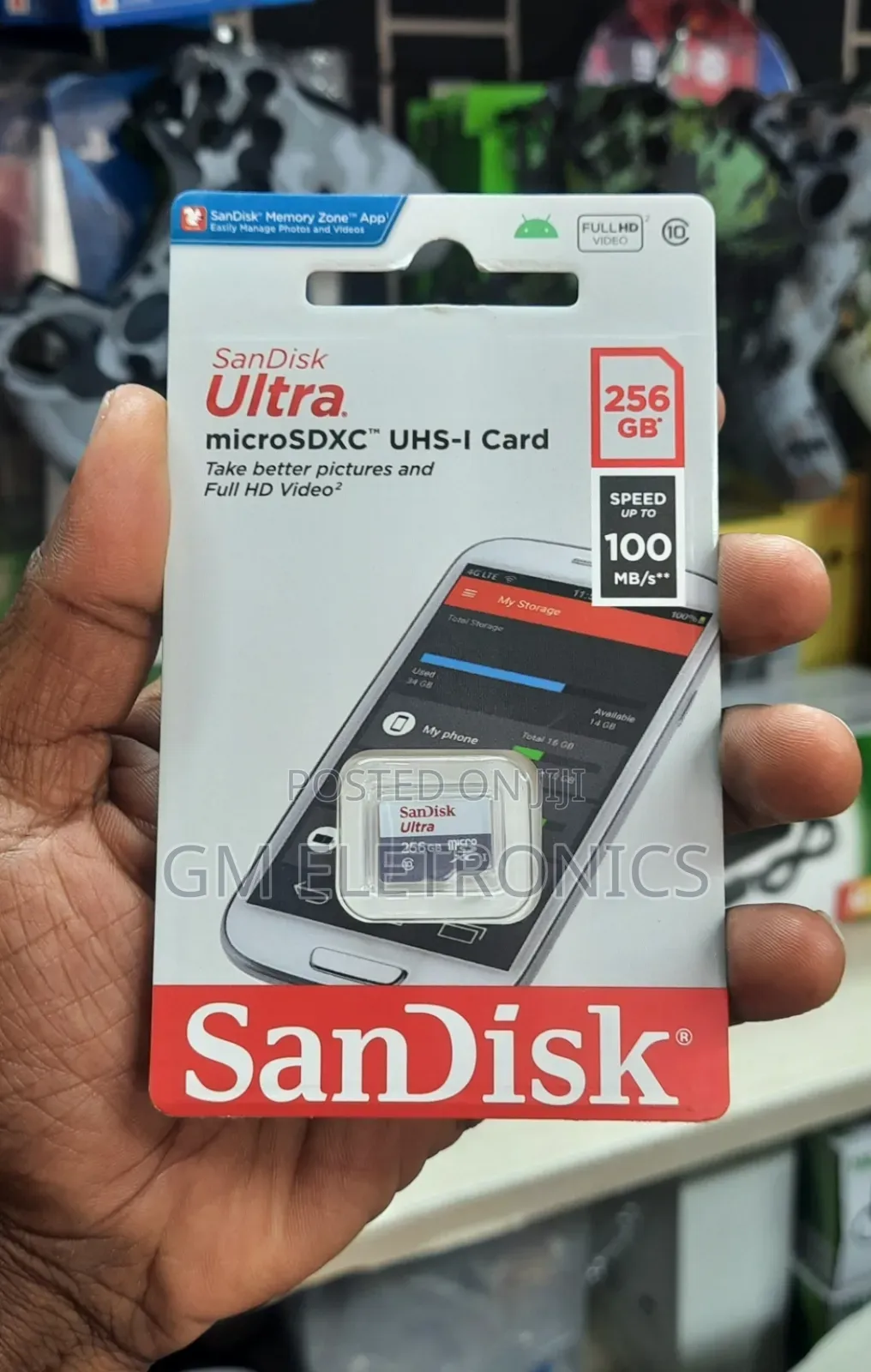 256gb Original Universal Microsdhc-100mb/S Read Speed.