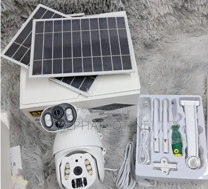 Dual Lens Dual Screen Solar PTZ Camera